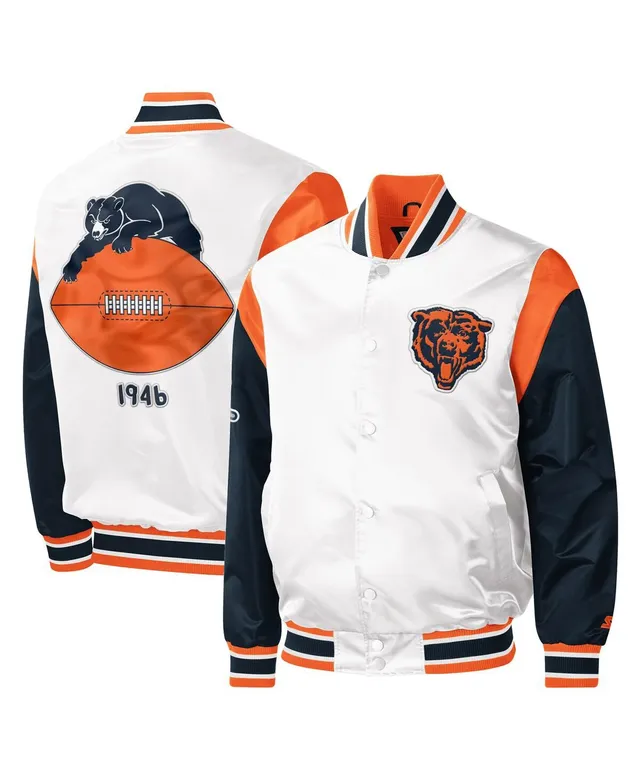 Satin Starter Denver Broncos Throwback Warm Up Pitch Jacket