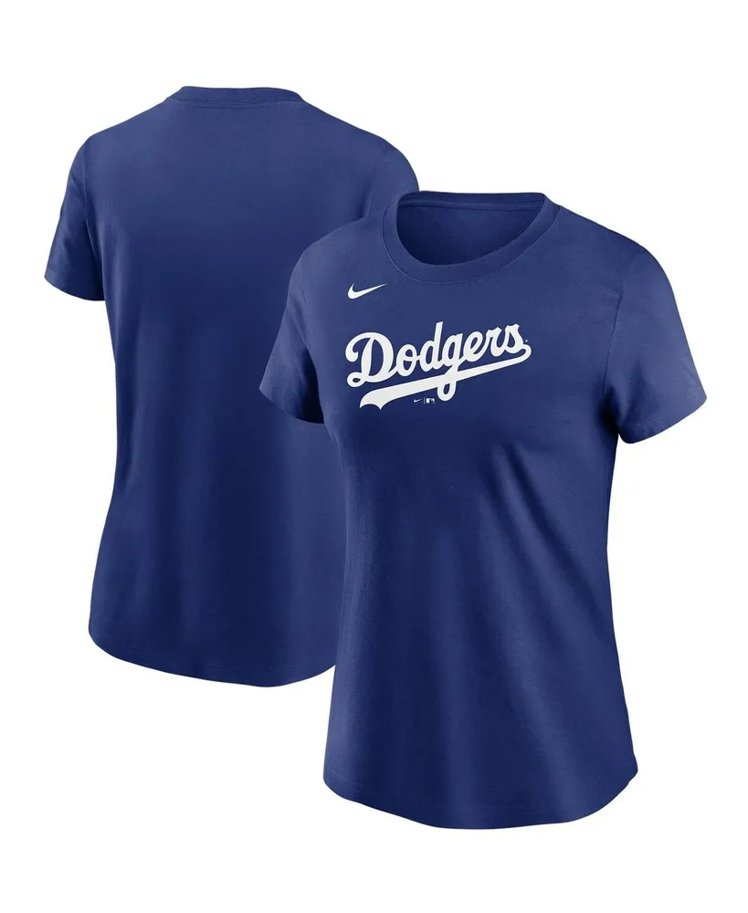 Women's Nike Royal Los Angeles Dodgers Wordmark T-shirt