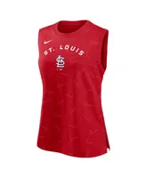 Women's Nike Red St. Louis Cardinals Muscle Play Tank Top