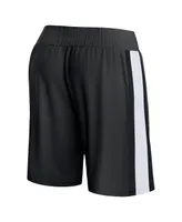 Men's Fanatics Black Utah Jazz Referee Iconic Mesh Shorts