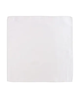 Trafalgar Men's Sutton Solid Color 13 Inch Silk Pocket Square