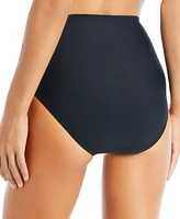 Beyond Control Women's Solid High-Waisted Bikini Bottoms