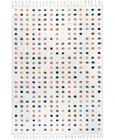 Nuloom Loft Behati Polka Dot Kids Tasseled Area Rug