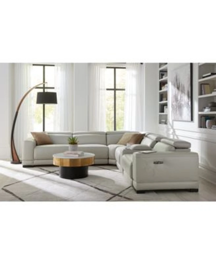 Krofton Beyond Leather Fabric Sectional Collection Created For Macys