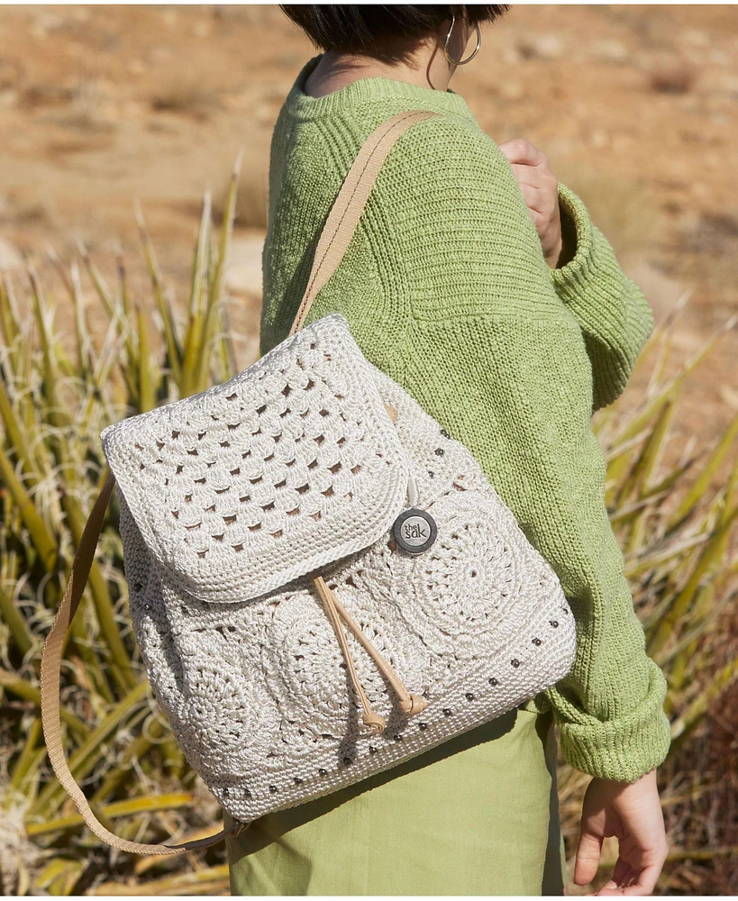 Women's Sayulita Crochet Backpack