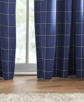 Tommy Hilfiger Big Check Pole Top Blackout 2 Piece Curtain Panel Collection
