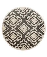 Closeout! Lr Home Sweet SINUO54113 6' x 6' Round Area Rug