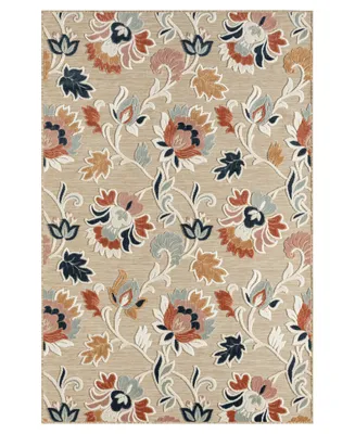 Lr Home Vance VERND82106 5' x 7' Outdoor Area Rug