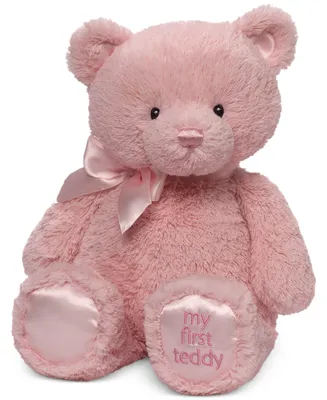 Gund My First Teddy 15" Pink Plush Bear