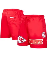 Men's Pro Standard Red Kansas City Chiefs Woven Shorts