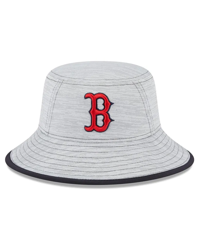 Men's New Era Gray Boston Red Sox Game Bucket Hat