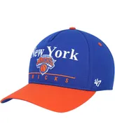 Men's '47 Brand Blue, Orange New York Knicks Super Hitch Adjustable Hat