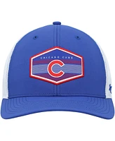 Men's '47 Brand Royal, White Chicago Cubs Burgess Trucker Snapback Hat