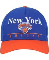 Men's '47 Brand Blue, Orange New York Knicks Super Hitch Adjustable Hat