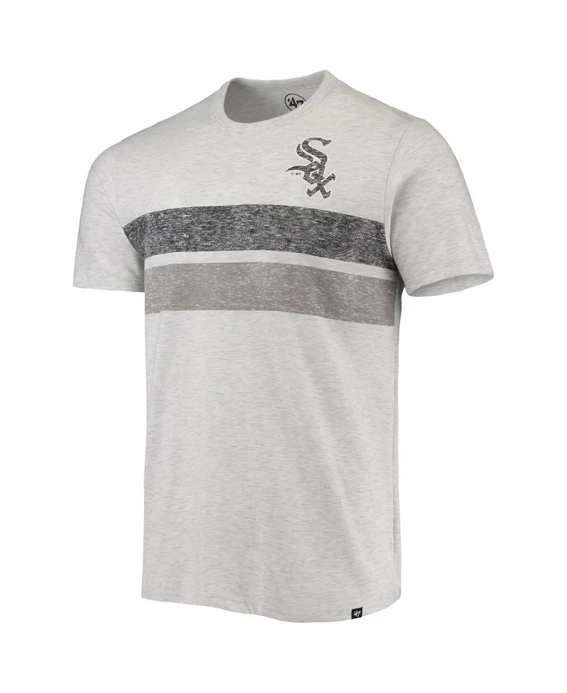 Men's '47 Brand Heathered Gray Chicago White Sox Team Logo T-shirt