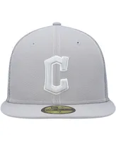 Men's New Era Gray Cleveland Guardians 2023 On-Field Batting Practice 59FIFTY Fitted Hat