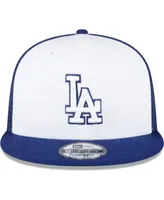 Men's New Era Royal and White Los Angeles Dodgers 2023 On-Field Batting Practice 9FIFTY Snapback Hat