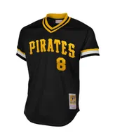 Men's Mitchell & Ness Willie Stargell Black Pittsburgh Pirates 1982 Authentic Cooperstown Collection Mesh Batting Practice Jersey