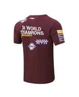 Men's Pro Standard Burgundy Washington Commanders Championship T-shirt