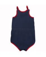 Toddler Girls Navy Boston Red Sox Hit and Run Bodysuit