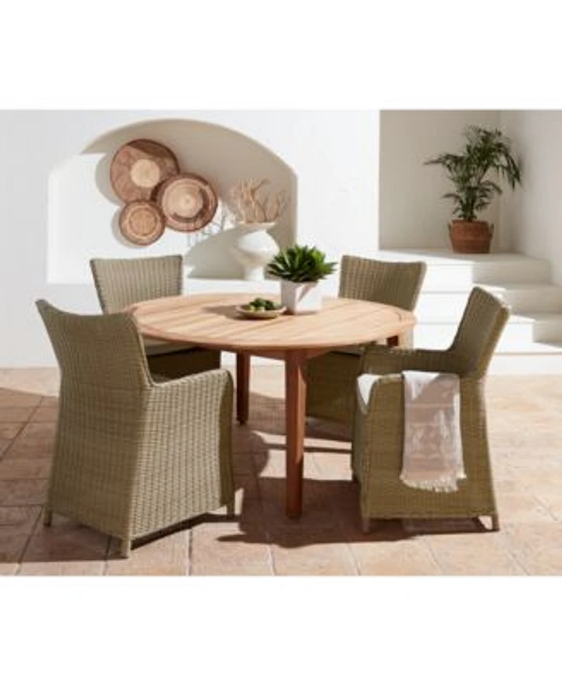 Closeout Longstock Teak Outdoor Dining Collection