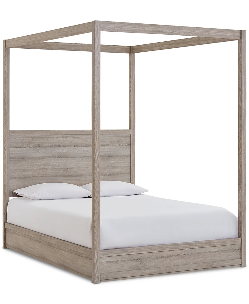 Closeout! Makson Laminate King Bed