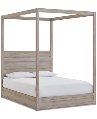 Closeout! Makson Laminate King Bed