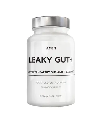 Amen Leaky Gut, Probiotics, Prebiotics, L-Glutamine, Digestive Supplement - 90ct