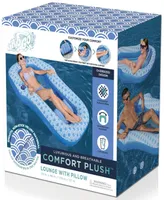 H2OGO! Comfort Plush Blue White Pool Lounge