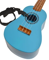 KaKo'o Music Pacific Blue Wooden Ukulele Set