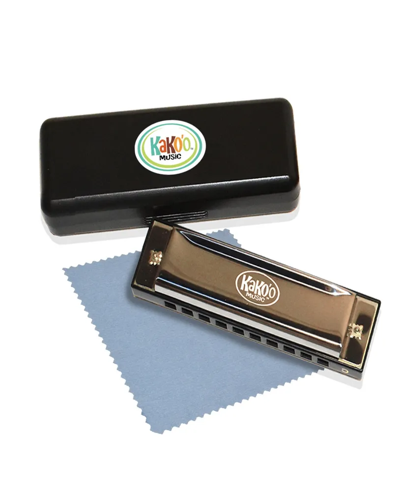 KaKo'o Music Classic Silver Metal Harmonica