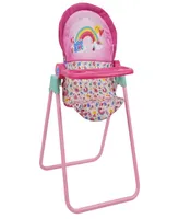 Baby Alive Pink, Rainbow Doll Highchair Set