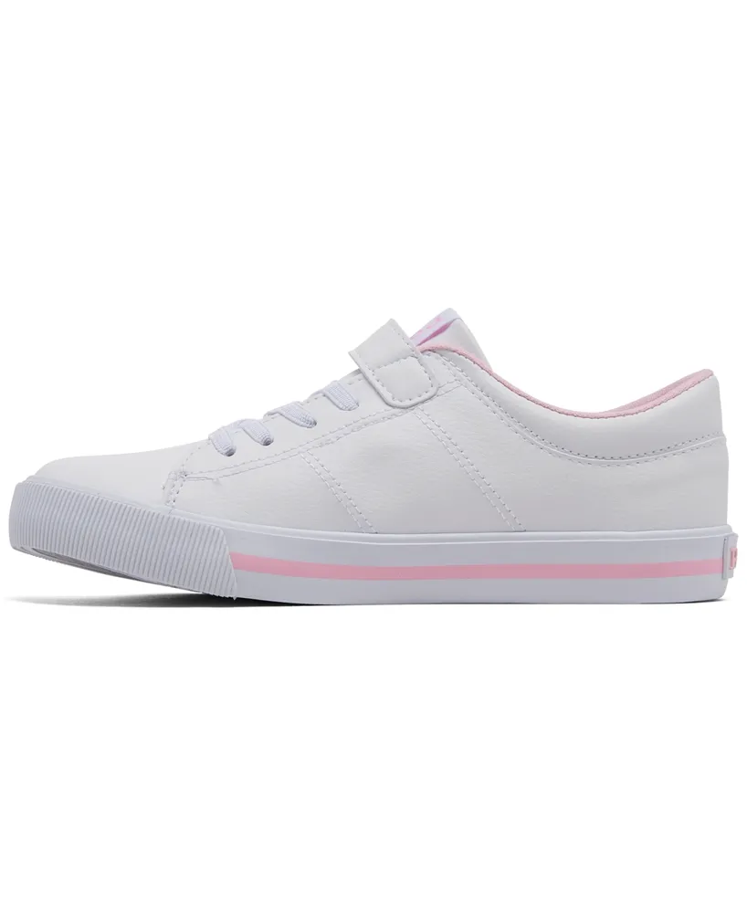 Polo Ralph Lauren Little Girls Elmwood Adjustable Strap Closure Casual Sneakers from Finish Line