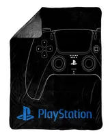 Jay Franco PlayStation Vintage-Like Hardware Silk Touch Throw, 60" x 46"