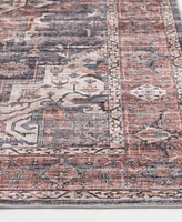 Km Home Velvet Touch Washable Chan-001 7'6" x 9'6" Area Rug