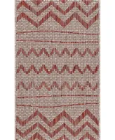 Lr Home Sunny SUNSH81242 7'9" x 9'9" Outdoor Area Rug