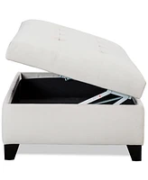 Closeout! Kallison 53" Fabric Storage Ottoman, Created for Macy's