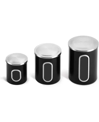 Megacasa 3 Piece Stainless Steel Canister Set in Finish