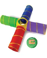 Play22usa 4-Way Play Tunnel For Kids To Crawl Through 8 Feet