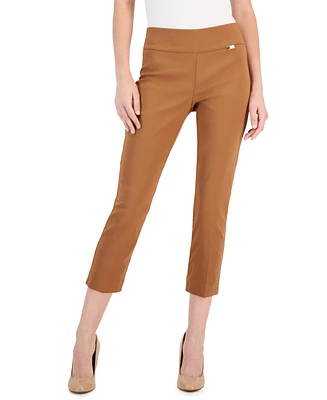 I.n.c. International Concepts Women's Tummy-Control Pull-On Capri Pants, Created for Macy's