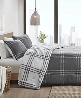 Intelligent Design Pike Plaid Reversible Comforter Set, Twin/Twin Xl