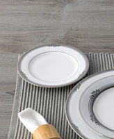 Noritake Laurelvale 4 Piece Bread Butter or Appetizer Plates Butter or Appetizer Plate Set, Service for 4