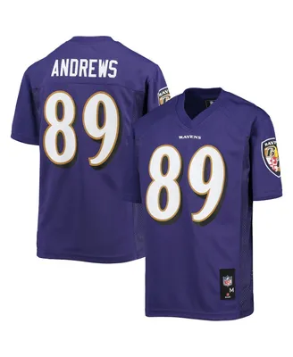 : Preschool Lamar Jackson Purple Baltimore Ravens Replica Player  Jersey : Sports & Outdoors