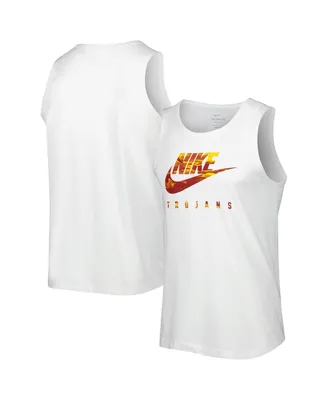 Men's Nike White Usc Trojans Spring Break Futura Performance Tank Top