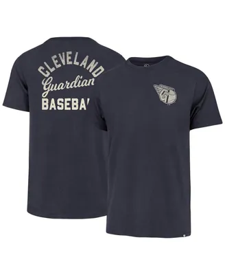 Men's '47 Brand Navy Cleveland Guardians Turn Back Franklin T-shirt