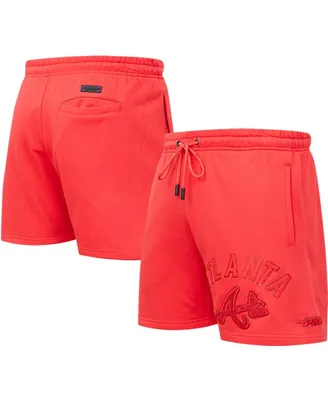 Men's Pro Standard Atlanta Braves Triple Red Classic Shorts