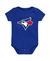 Newborn and Infant Boys and Girls Royal Toronto Blue Jays Primary Team Logo Bodysuit