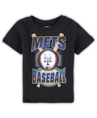 Toddler Boys and Girls Black New York Mets Special Event T-shirt