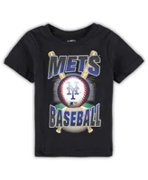 Toddler Boys and Girls Black New York Mets Special Event T-shirt