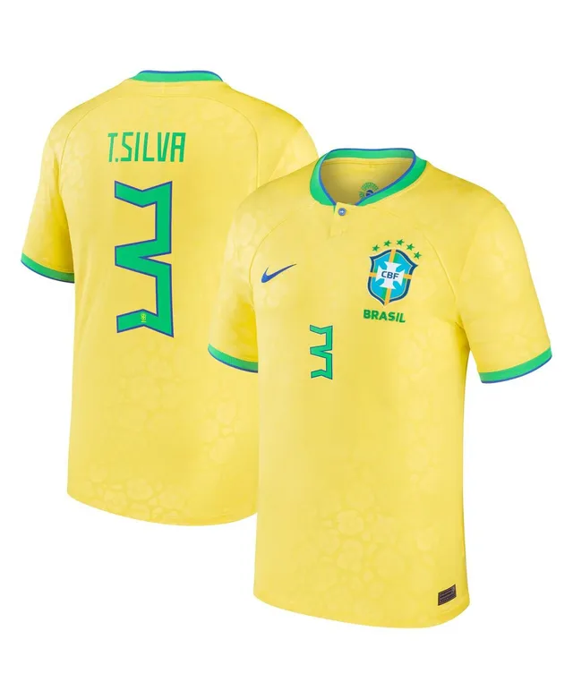 Men's Nike Thiago Silva Blue Brazil National Team 2022/23